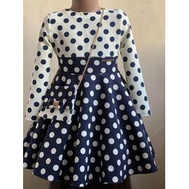 Фотография Платье детское на девочку M260 navy р.122-134 "Marimaks" недорого оптом от прямого поставщика