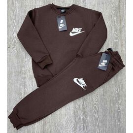 Костюм дитячий спортивний теплий на хлопчика 1005 brown р.4-8 "MMZ" недорого оптом від прямого постачальника