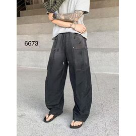 Штани чоловічі утеплені 6673 grey р.M-3XL "2BRO" недорого оптом від прямого постачальника