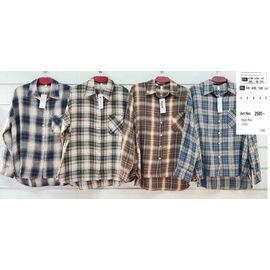 Сорочка тепла жіноча 2505 brown р.2XL-6XL "BASE" недорого оптом від прямого постачальника