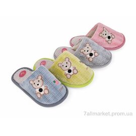 Фотография Тапки детские домашние Весна/осень A879 mix (6 пар р.30-35) "Vladimir" недорого оптом от прямого поставщика