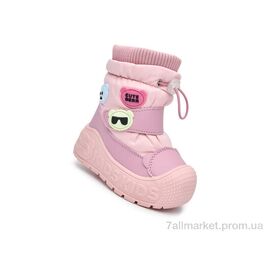 Дутики дитячі утеплені Зима 51159A (8 пар р.23-28) "Ok Shoes" недорого оптом від прямого постачальника