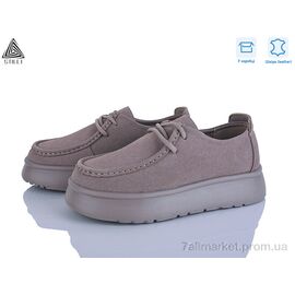 Фотография Туфли женские стильные Весна/осень E2570-2 шкіра піна (8 пар р.36-41) "STILLI Group" недорого оптом от прямого поставщика