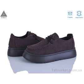 Фотография Туфли женские стильные Весна/осень E2570-3 шкіра піна (8 пар р.36-41) "STILLI Group" недорого оптом от прямого поставщика