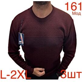 Фотография Свитер мужской ND461-161 wine р.L-2XL "EMRE" недорого оптом от прямого поставщика