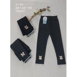 Лосини дитячі теплі на дівчинку J91 mix р.3-8 "WHITE" недорого оптом від прямого постачальника