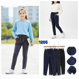 Штани дитячі утеплені на дівчинку 1205 mix р.6-15 "Hoan" недорого оптом від прямого постачальника