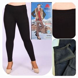 Фотография Лосины женские тёплые 6615 black р.48-60 "Hoan" недорого оптом от прямого поставщика