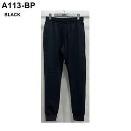 Штани спортивні чоловічі утеплені A113BP black р.M-3XL "Ale-Ate" недорого оптом від прямого постачальника