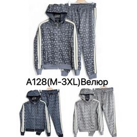 Костюм спортивний чоловічий A128 l.grey р.M-3XL "Ale-Ate" недорого оптом від прямого постачальника