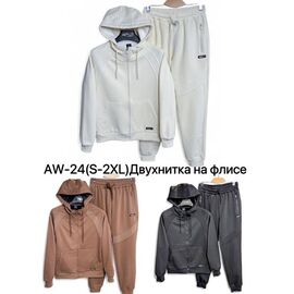 Костюм спортивний жіночий AW24 brown р.S-2XL "Ale-Ate" недорого оптом від прямого постачальника