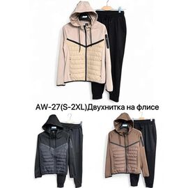 Костюм спортивний жіночий AW27 brown р.S-2XL "Ale-Ate" недорого оптом від прямого постачальника