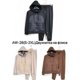 Костюм спортивний жіночий AW28 brown р.S-2XL "Ale-Ate" недорого оптом від прямого постачальника