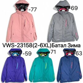 Фотография Куртка женская зимняя VWS23158-59 purple р.2XL-6XL "Ale-Ate" недорого оптом от прямого поставщика