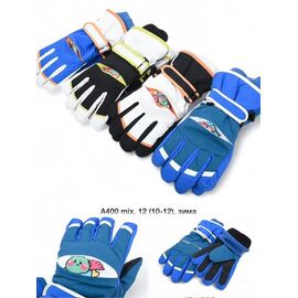 Фотография Перчатки детские на мальчика A400 mix р.10-12 "Descarrilado" недорого оптом от прямого поставщика