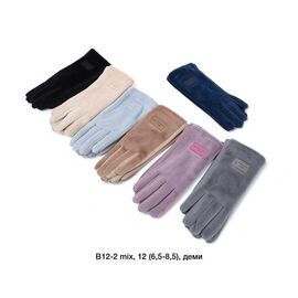 Рукавички жіночі утеплені B12-2 mix р.6.5-8.5 "Descarrilado" недорого оптом від прямого постачальника