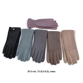 Рукавички жіночі утеплені B13 mix р.6.5-8.5 "Descarrilado" недорого оптом від прямого постачальника