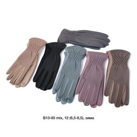 Рукавички жіночі утеплені B13-85 mix р.6.5-8.5 "Descarrilado" недорого оптом від прямого постачальника