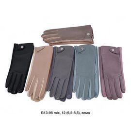Рукавички жіночі утеплені B13-98 mix р.6.5-8.5 "Descarrilado" недорого оптом від прямого постачальника