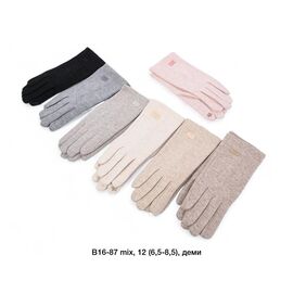 Фотография Перчатки утеплённые женские B16-87 mix р.6.5-8.5 "Descarrilado" недорого оптом от прямого поставщика