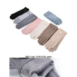 Фотография Перчатки утеплённые женские B20-1 mix р.6.5-8.5 "Descarrilado" недорого оптом от прямого поставщика