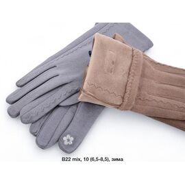 Рукавички жіночі утеплені B22 mix р.6.5-8.5 "Descarrilado" недорого оптом від прямого постачальника