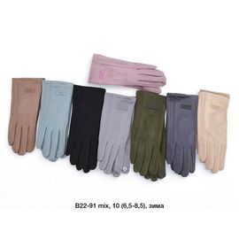 Рукавички жіночі утеплені B22-91 mix р.6.5-8.5 "Descarrilado" недорого оптом від прямого постачальника