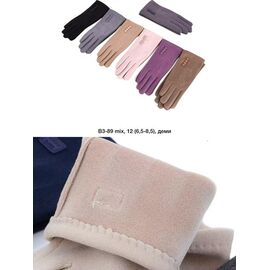 Фотография Перчатки утеплённые женские B3-89 mix р.6.5-8.5 "Descarrilado" недорого оптом от прямого поставщика