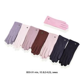Фотография Перчатки утеплённые женские B33-31 mix р.6.5-8.5 "Descarrilado" недорого оптом от прямого поставщика