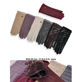 Фотография Перчатки утеплённые женские B38-38 mix р.6.5-8.5 "Descarrilado" недорого оптом от прямого поставщика