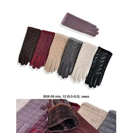 Фотография Перчатки утеплённые женские B38-56 mix р.6.5-8.5 "Descarrilado" недорого оптом от прямого поставщика