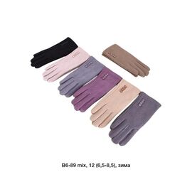 Фотография Перчатки утеплённые женские B6-89 mix р.6.5-8.5 "Descarrilado" недорого оптом от прямого поставщика