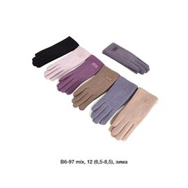 Фотография Перчатки утеплённые женские B6-97 mix р.6.5-8.5 "Descarrilado" недорого оптом от прямого поставщика