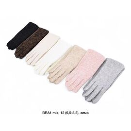 Фотография Перчатки утеплённые женские BRA1 mix р.6.5-8.5 "Descarrilado" недорого оптом от прямого поставщика