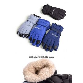 Рукавички дитячі на хлопчика C12 mix р.10-12 "Descarrilado" недорого оптом від прямого постачальника