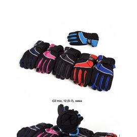 Рукавички дитячі унісекс C2 mix р.5-7 "Descarrilado" недорого оптом від прямого постачальника