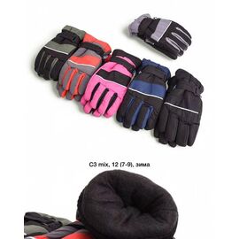 Рукавички дитячі унісекс C3 mix р.7-9 "Descarrilado" недорого оптом від прямого постачальника
