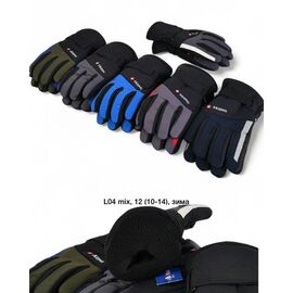 Рукавички дитячі на хлопчика L04 mix р.4-8 "Descarrilado" недорого оптом від прямого постачальника
