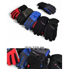 Рукавички дитячі на хлопчика L05 mix р.4-8 "Descarrilado" недорого оптом від прямого постачальника