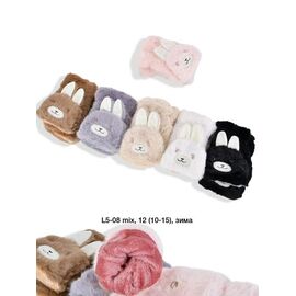 Рукавиці дитячі на дівчинку L5-08 mix р.10-15 "Descarrilado" недорого оптом від прямого постачальника