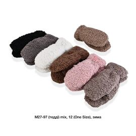Фотография Варежки детские на девочку M27-97 mix р.one size "Descarrilado" недорого оптом от прямого поставщика