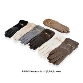 Фотография Перчатки утеплённые женские PJ07-35 mix р.6.5-8.5 "Descarrilado" недорого оптом от прямого поставщика