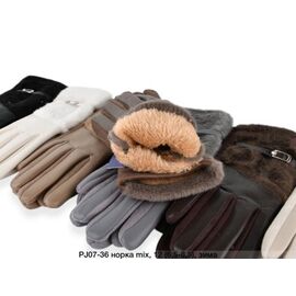 Фотография Перчатки утеплённые женские PJ07-36 mix р.6.5-8.5 "Descarrilado" недорого оптом от прямого поставщика