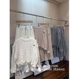 Фотография Костюм детский на девочку 3508 beige р.120-160 "Delfinka" недорого оптом от прямого поставщика