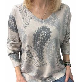 Светр жіночий 25240 beige р.46-52 "PULSE" недорого оптом від прямого постачальника