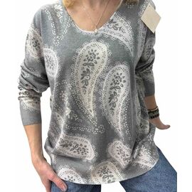 Фотография Свитер женский 25240 d.grey р.46-52 "Elena&Vika" недорого оптом от прямого поставщика