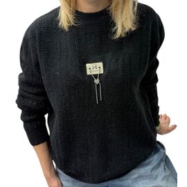 Фотография Свитер женский 25416 black р.46-52 "Elena&Vika" недорого оптом от прямого поставщика