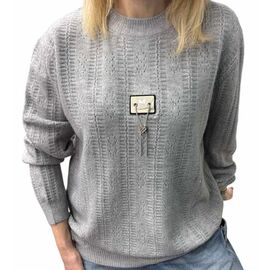Фотография Свитер женский 25416 grey р.46-52 "Elena&Vika" недорого оптом от прямого поставщика