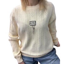 Фотография Свитер женский 25416 l.beige р.46-52 "Elena&Vika" недорого оптом от прямого поставщика