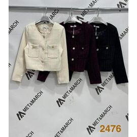 Піджак жіночий 2476 black р.S-L "Met&March" недорого оптом від прямого постачальника